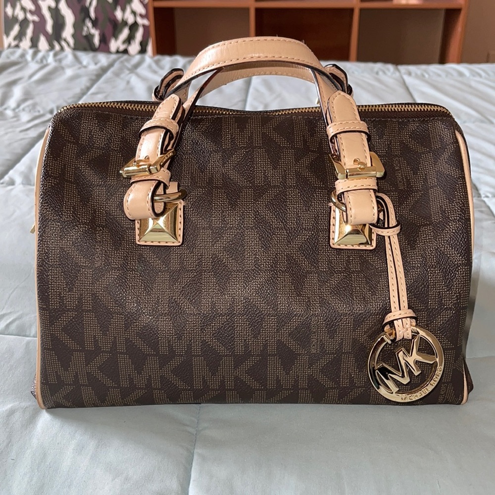 Authentic Michael Kors Monogram Satchel